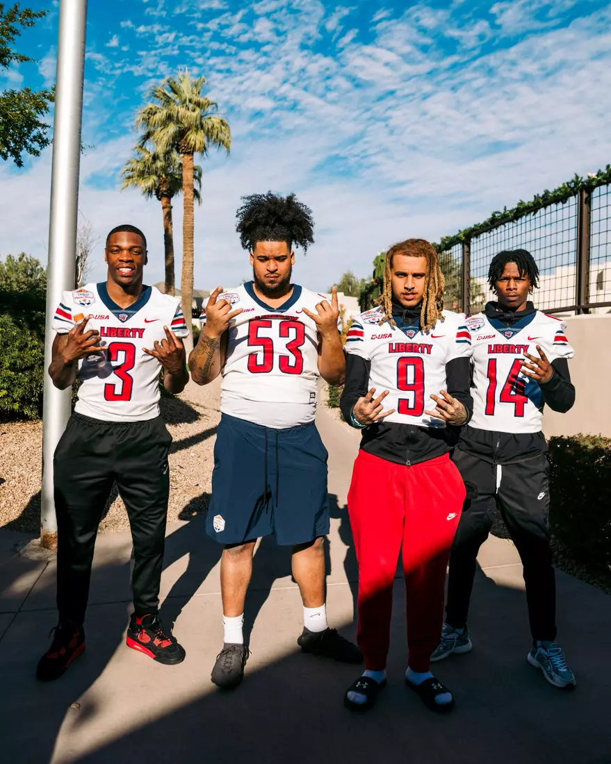 Liberty Football Pep Rally for Fiesta Bowl on December 30th, 2023. (Photo by Cassidy Paxton)
