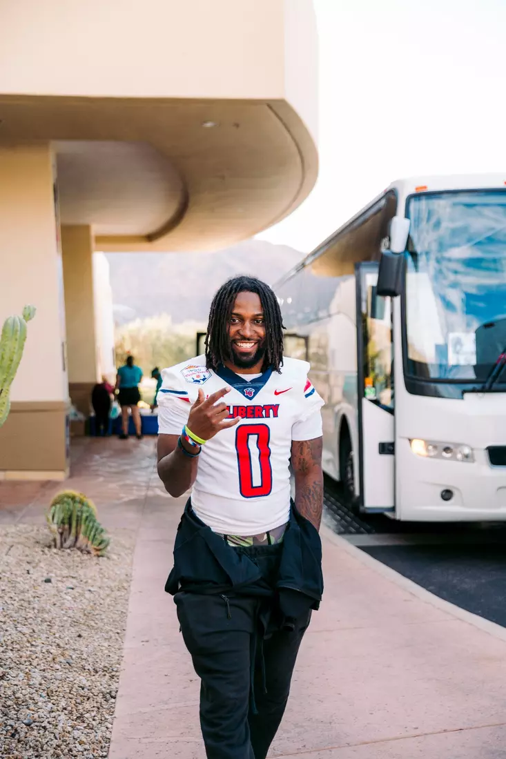 Liberty Football Pep Rally for Fiesta Bowl on December 30th, 2023. (Photo by Cassidy Paxton)