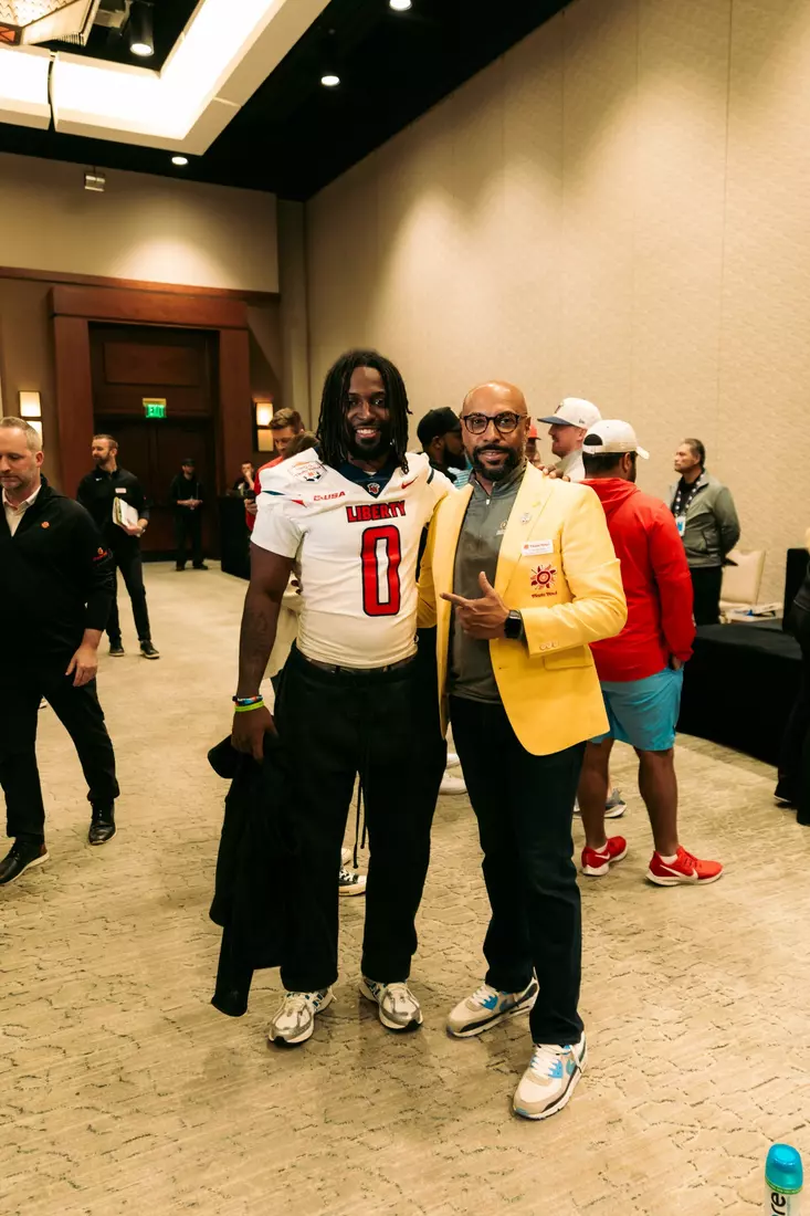 Liberty Football Pep Rally for Fiesta Bowl on December 30th, 2023. (Photo by Cassidy Paxton)