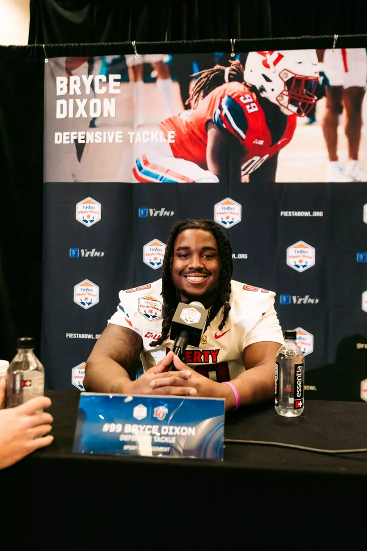 Liberty Football Pep Rally for Fiesta Bowl on December 30th, 2023. (Photo by Cassidy Paxton)