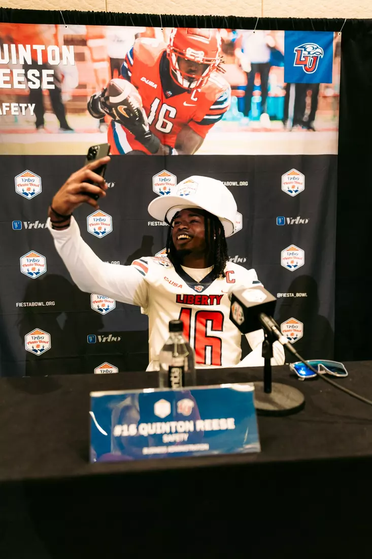 Liberty Football Pep Rally for Fiesta Bowl on December 30th, 2023. (Photo by Cassidy Paxton)