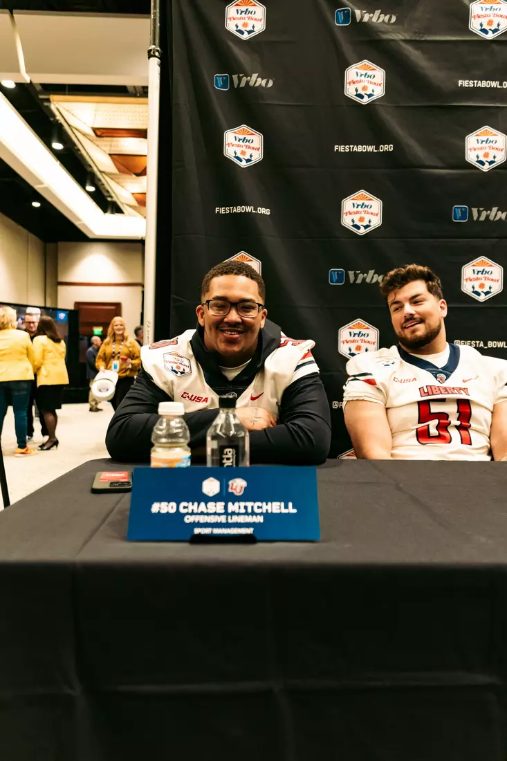 Liberty Football Pep Rally for Fiesta Bowl on December 30th, 2023. (Photo by Cassidy Paxton)