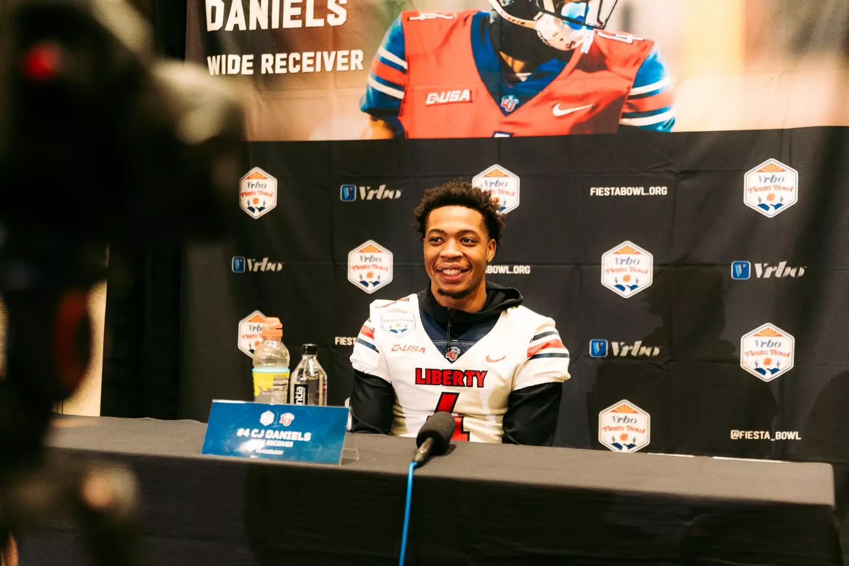 Liberty Football Pep Rally for Fiesta Bowl on December 30th, 2023. (Photo by Cassidy Paxton)