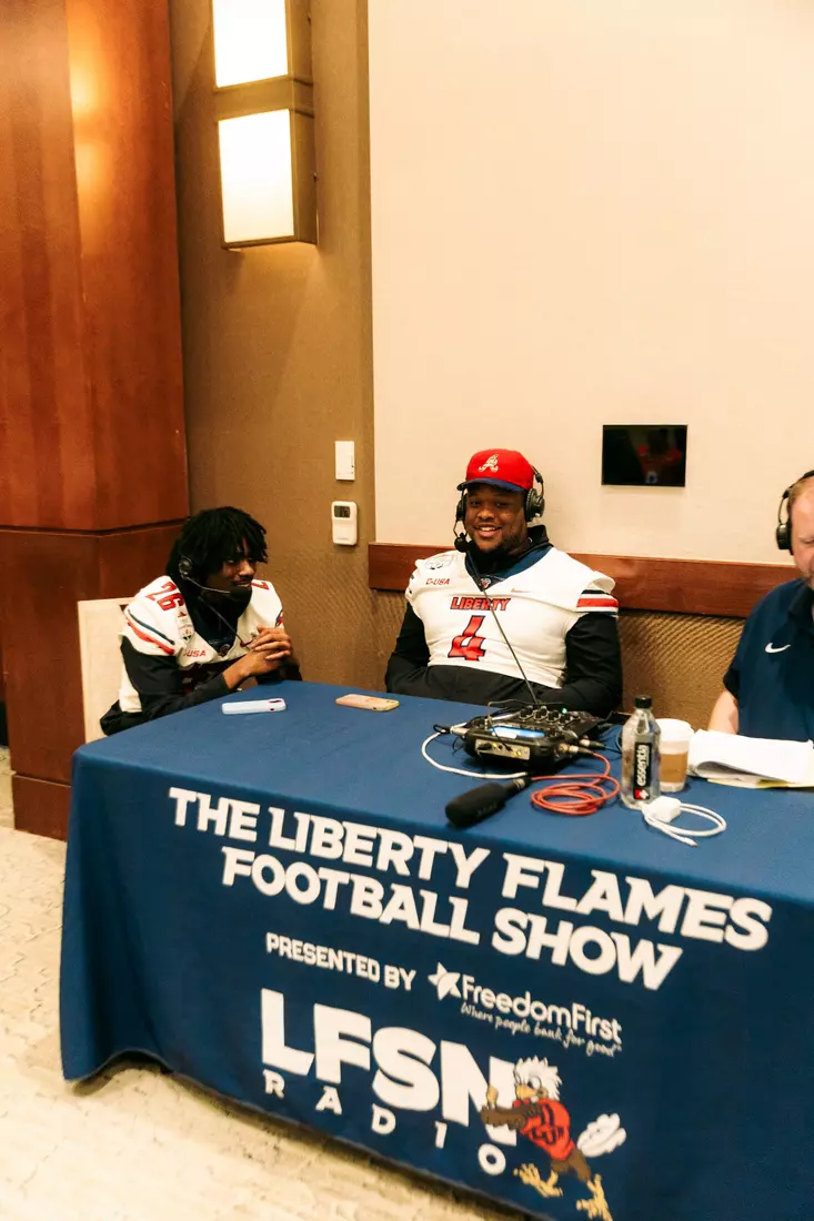 Liberty Football Pep Rally for Fiesta Bowl on December 30th, 2023. (Photo by Cassidy Paxton)
