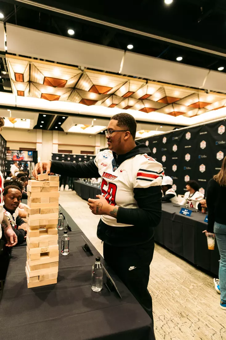 Liberty Football Pep Rally for Fiesta Bowl on December 30th, 2023. (Photo by Cassidy Paxton)