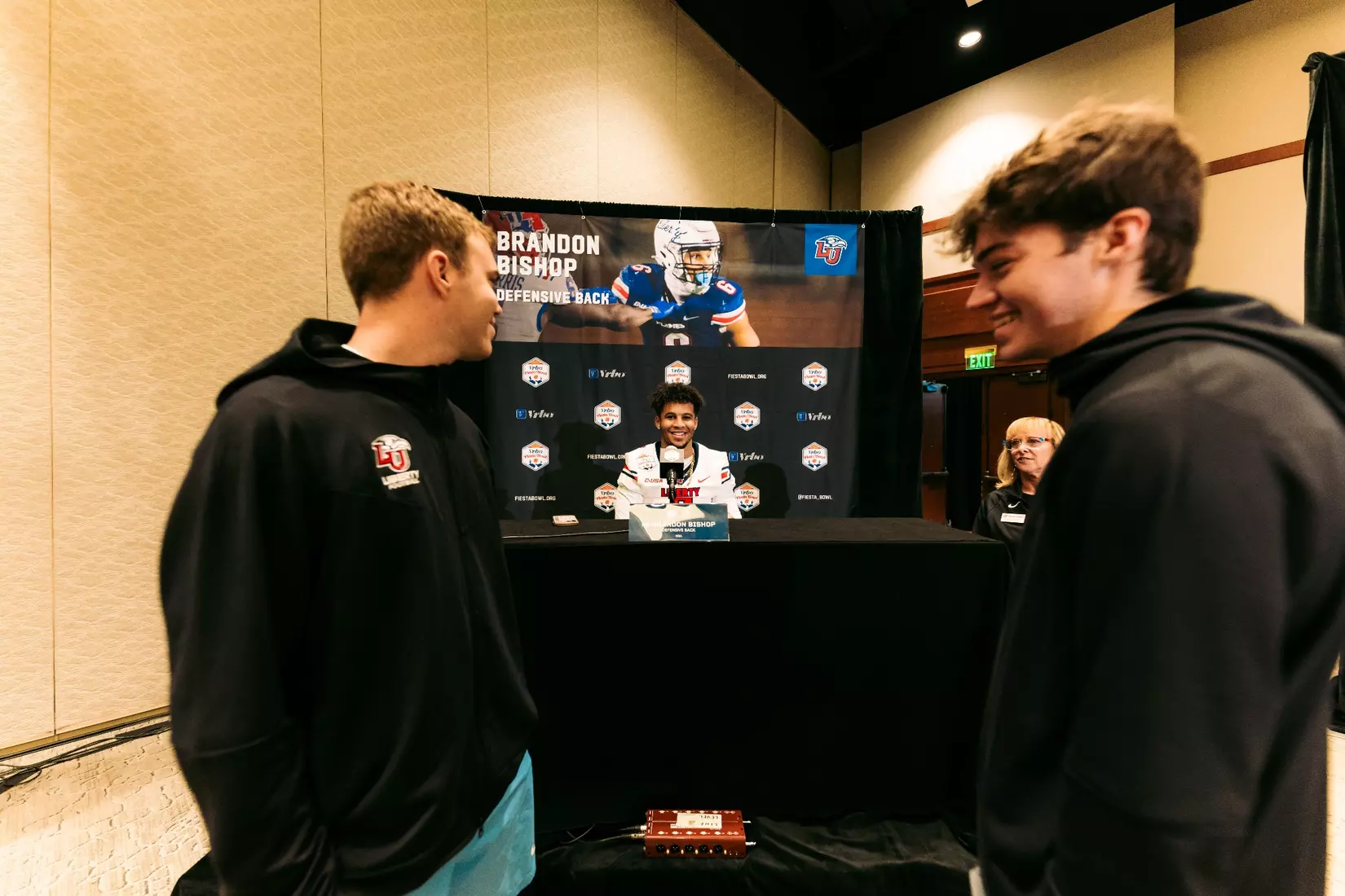 Liberty Football Pep Rally for Fiesta Bowl on December 30th, 2023. (Photo by Cassidy Paxton)