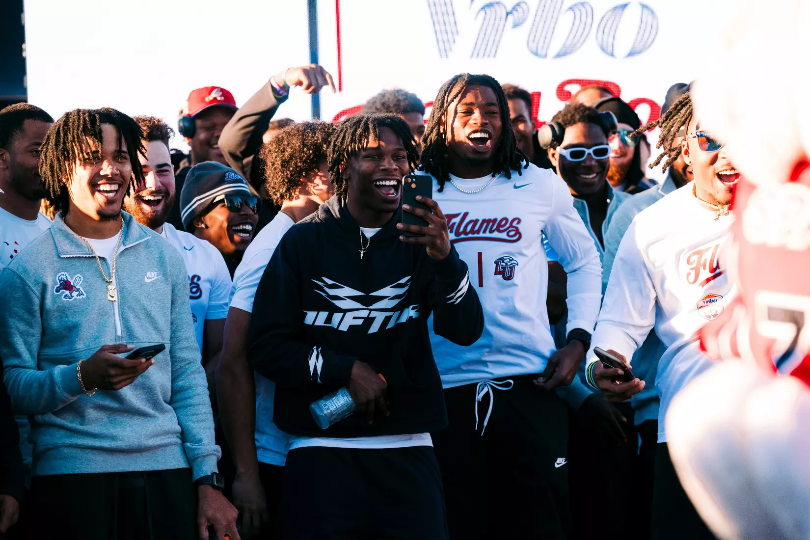 Liberty Football Pep Rally for Fiesta Bowl on December 30th, 2023. (Photo by Cassidy Paxton)