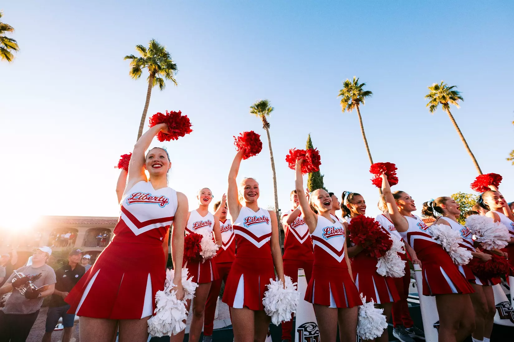Liberty Football Pep Rally for Fiesta Bowl on December 30th, 2023. (Photo by Cassidy Paxton)