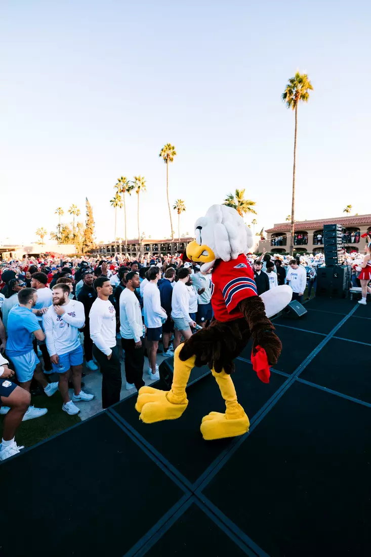 Liberty Football Pep Rally for Fiesta Bowl on December 30th, 2023. (Photo by Cassidy Paxton)