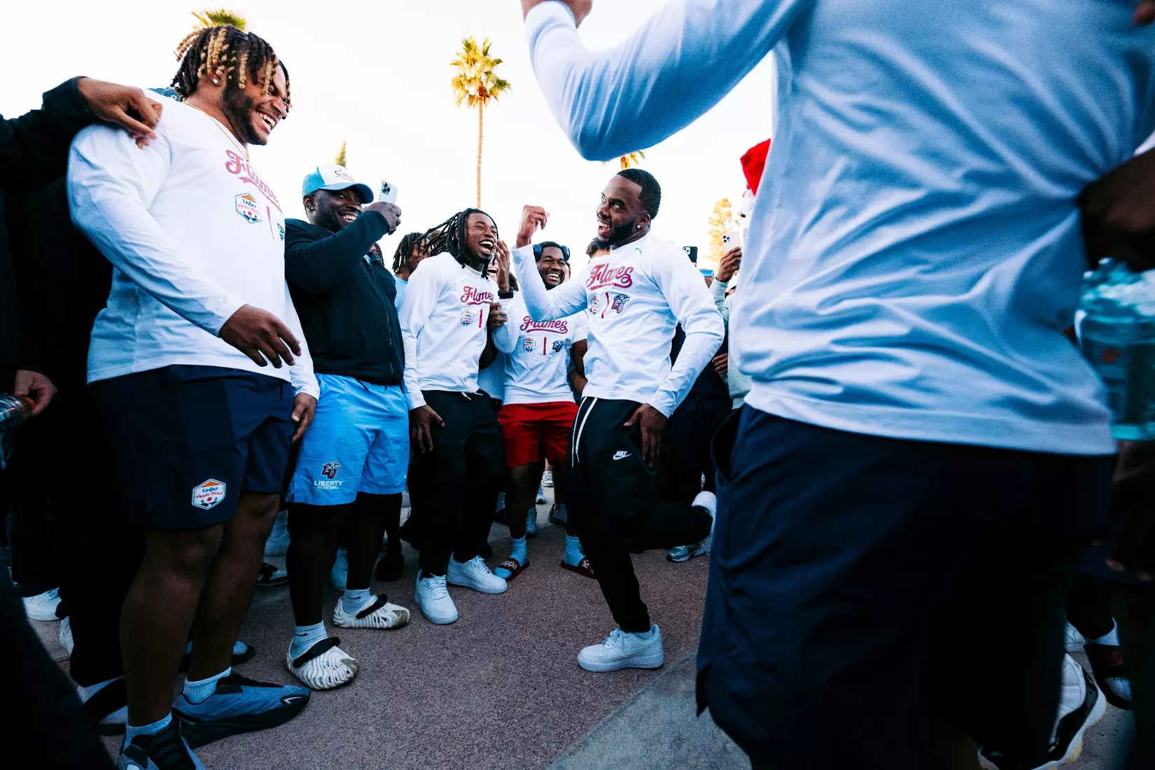 Liberty Football Pep Rally for Fiesta Bowl on December 30th, 2023. (Photo by Cassidy Paxton)