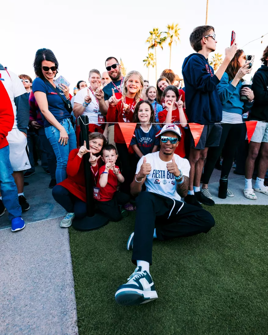 Liberty Football Pep Rally for Fiesta Bowl on December 30th, 2023. (Photo by Cassidy Paxton)