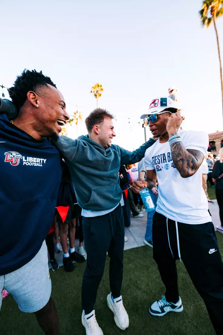 Liberty Football Pep Rally for Fiesta Bowl on December 30th, 2023. (Photo by Cassidy Paxton)