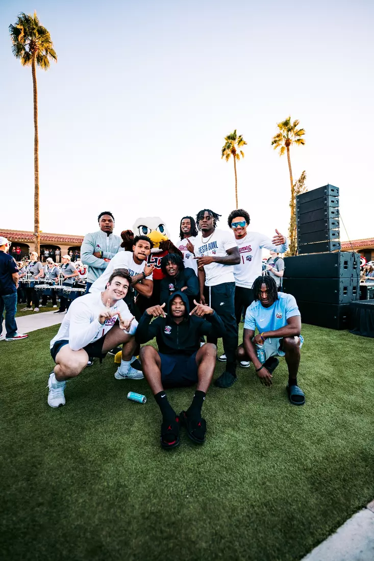 Liberty Football Pep Rally for Fiesta Bowl on December 30th, 2023. (Photo by Cassidy Paxton)