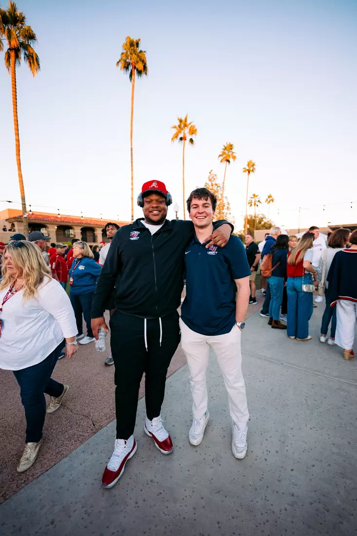 Liberty Football Pep Rally for Fiesta Bowl on December 30th, 2023. (Photo by Cassidy Paxton)
