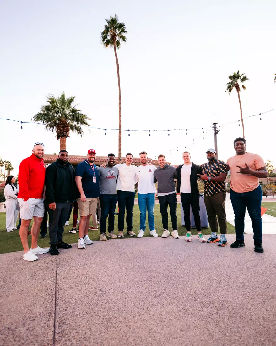 Liberty Football Pep Rally for Fiesta Bowl on December 30th, 2023. (Photo by Cassidy Paxton)