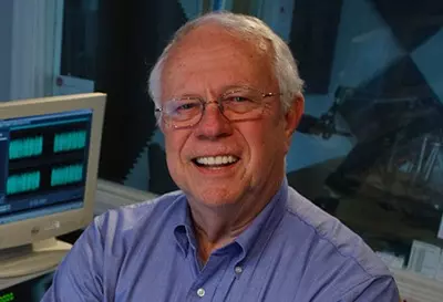 Portrait of WRVL Station Manager Jerry Edwards taken on October 22, 2009. (Photo by Joel Coleman)