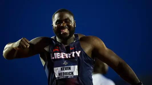 Kevin Nedrick NCAA Discus Final 2023 Celebrate