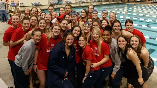 The Liberty University Swimming & Diving team hosts the 2022 TYR ’85 Invite at the Liberty Natatorium on November 20, 2022. (Photo by Joel Coleman)