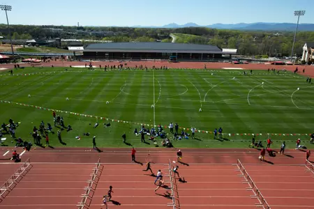 Track and Field participate in the Liberty Collegiate Invitational at Liberty University on April 8, 2017. (Photo by Andrew Snyder)