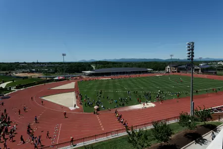 Liberty University hosts the Twilight Qualifier for Track and Field at the Osborne Stadium on May 3, 2017. (Photo by Joel Coleman)