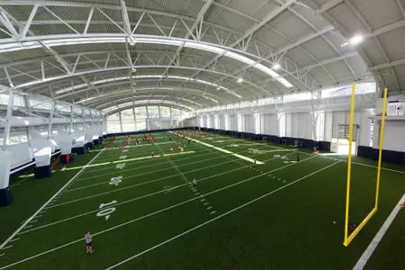 The Liberty Indoor Practice Facility is photographed on September 19, 2017. (Photo by Joel Coleman)