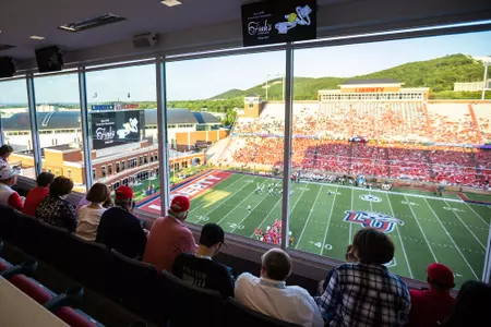 Liberty Football hosts Campbell University at Williams Stadium on September 4, 2021. (Photo by Joel Coleman)