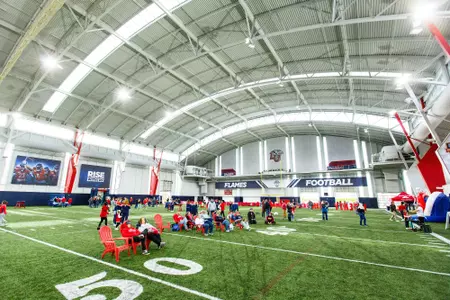 Fan Fest is photographed in the Indoor Practice Facility on November 20th, 2021. (Photo by Chase Gyles)