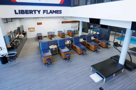 The Athletic Training Room of the LAC is photographed on March 29, 2023. (Photo by Matt Reynolds)