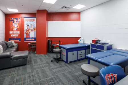 The Athletic Training Room of Liberty Arena is photographed on March 29, 2023. (Photo by Matt Reynolds)