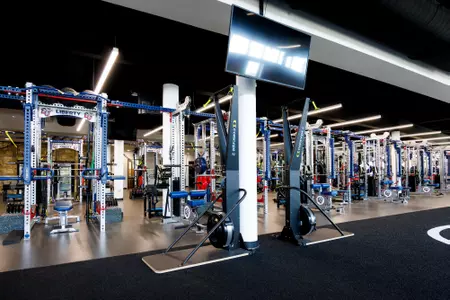 The Liberty Athletics Center Weight Room is photographed as part of a Facilities update on April 05, 2023. (Photo by: Chase Gyles)