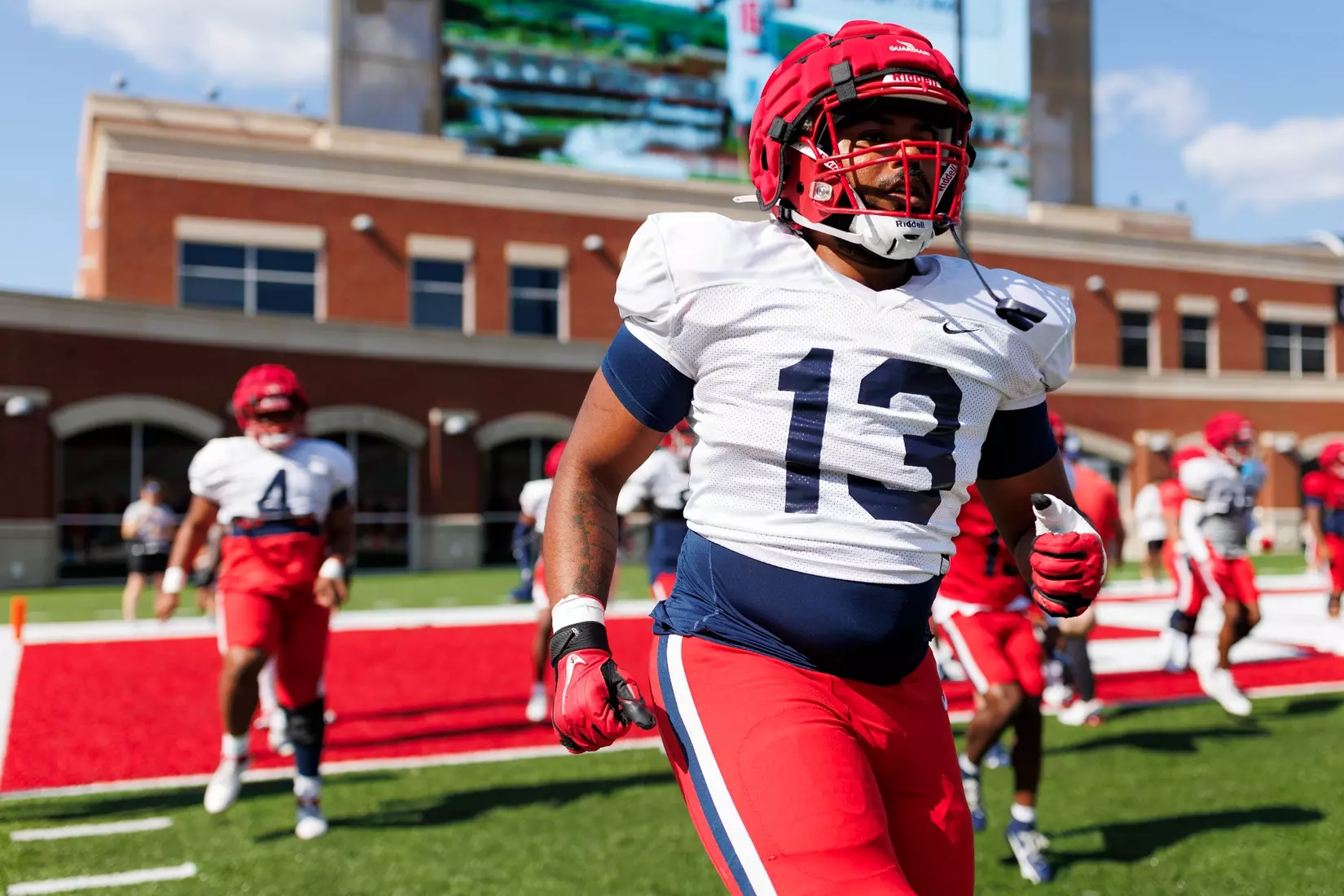 The Fall 2023 Fan Appreciation Day is photographed as the Liberty University Football Team scrimmages against themselves in Williams Stadium on August 18, 2023. (Photo by: Chase Gyles)
