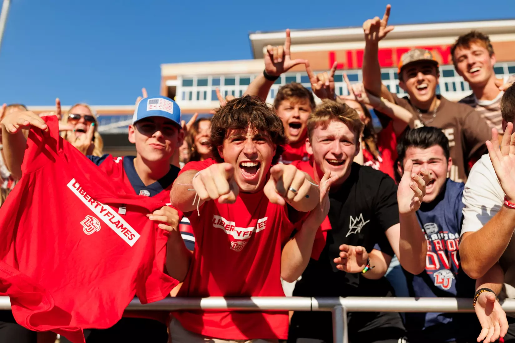 The Fall 2023 Fan Appreciation Day is photographed as the Liberty University Football Team scrimmages against themselves in Williams Stadium on August 18, 2023. (Photo by: Chase Gyles)