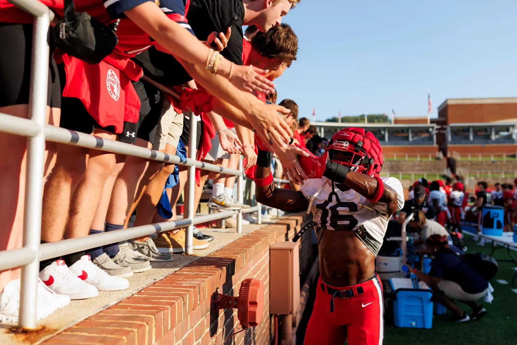 The Fall 2023 Fan Appreciation Day is photographed as the Liberty University Football Team scrimmages against themselves in Williams Stadium on August 18, 2023. (Photo by: Chase Gyles)