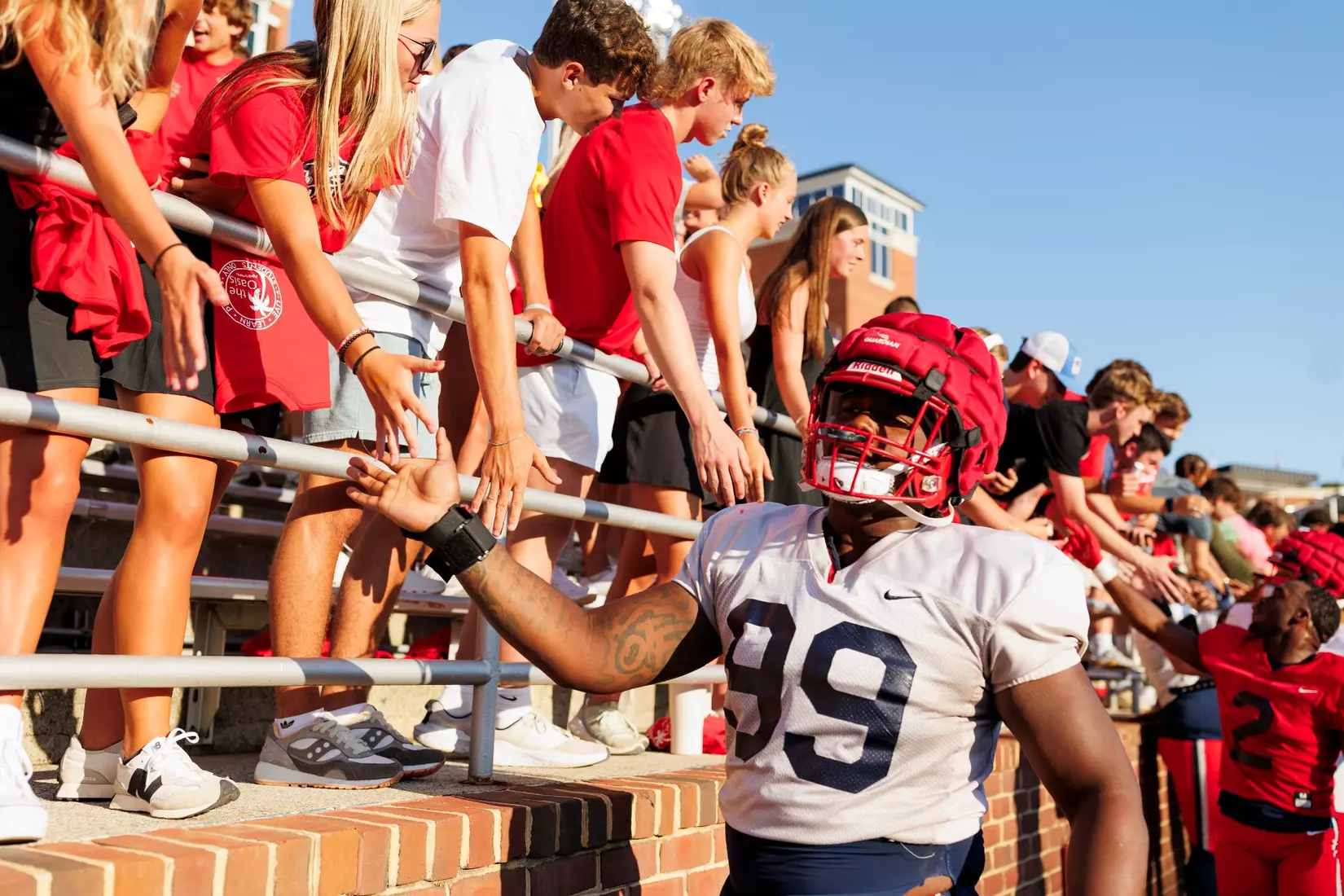 The Fall 2023 Fan Appreciation Day is photographed as the Liberty University Football Team scrimmages against themselves in Williams Stadium on August 18, 2023. (Photo by: Chase Gyles)