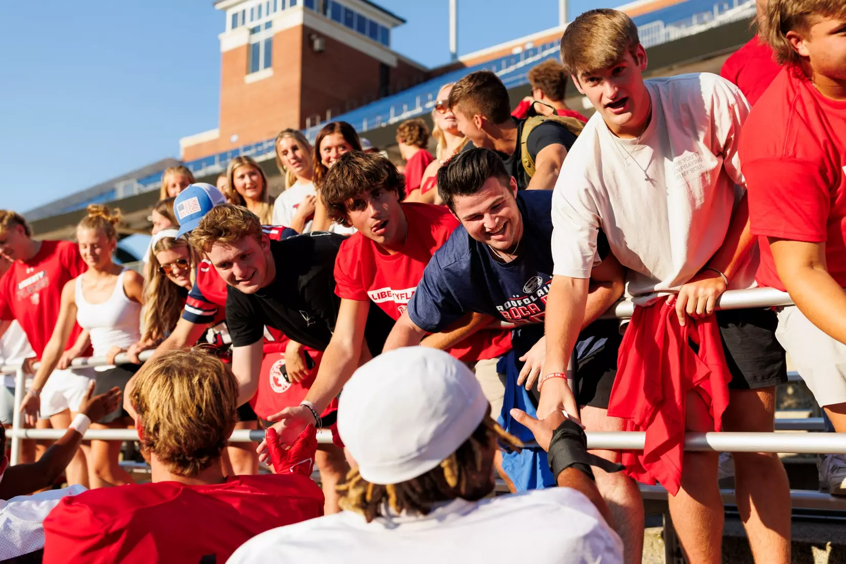 The Fall 2023 Fan Appreciation Day is photographed as the Liberty University Football Team scrimmages against themselves in Williams Stadium on August 18, 2023. (Photo by: Chase Gyles)