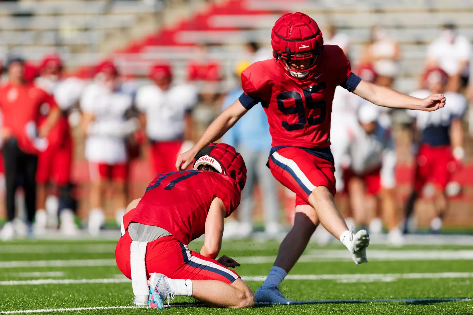 The Fall 2023 Fan Appreciation Day is photographed as the Liberty University Football Team scrimmages against themselves in Williams Stadium on August 18, 2023. (Photo by: Chase Gyles)