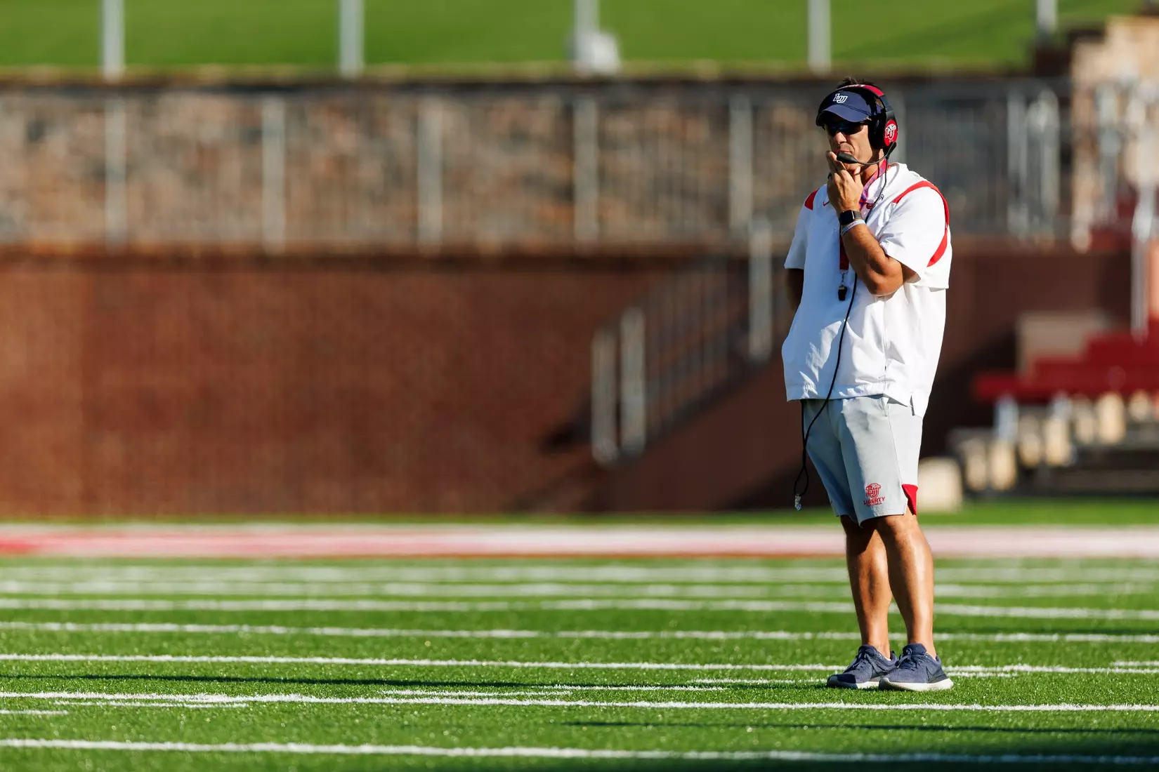 The Fall 2023 Fan Appreciation Day is photographed as the Liberty University Football Team scrimmages against themselves in Williams Stadium on August 18, 2023. (Photo by: Chase Gyles)