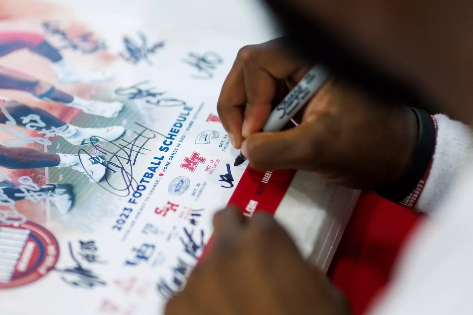 The Fall 2023 Fan Appreciation Day is photographed in the Indoor Practice Facility on August 18, 2023. (Photo by: Chase Gyles)