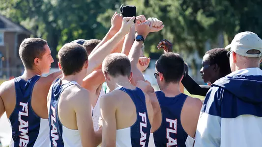 Men's XC Huddle at Notre Dame