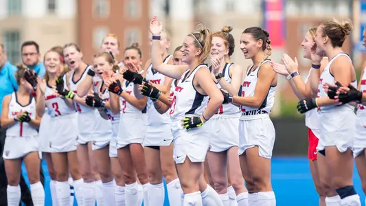 Liberty Flames Field Hockey hosts Indiana University on August 27th, 2023. (Photo by Brooke McDuffee)