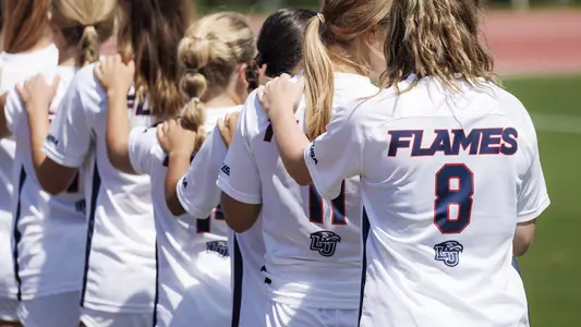 Liberty University’s Women’s Soccer team takes on the West Virginia University Women’s Soccer team in Osborne Stadium on September 03, 2023 (Photo by: Chase Gyles)