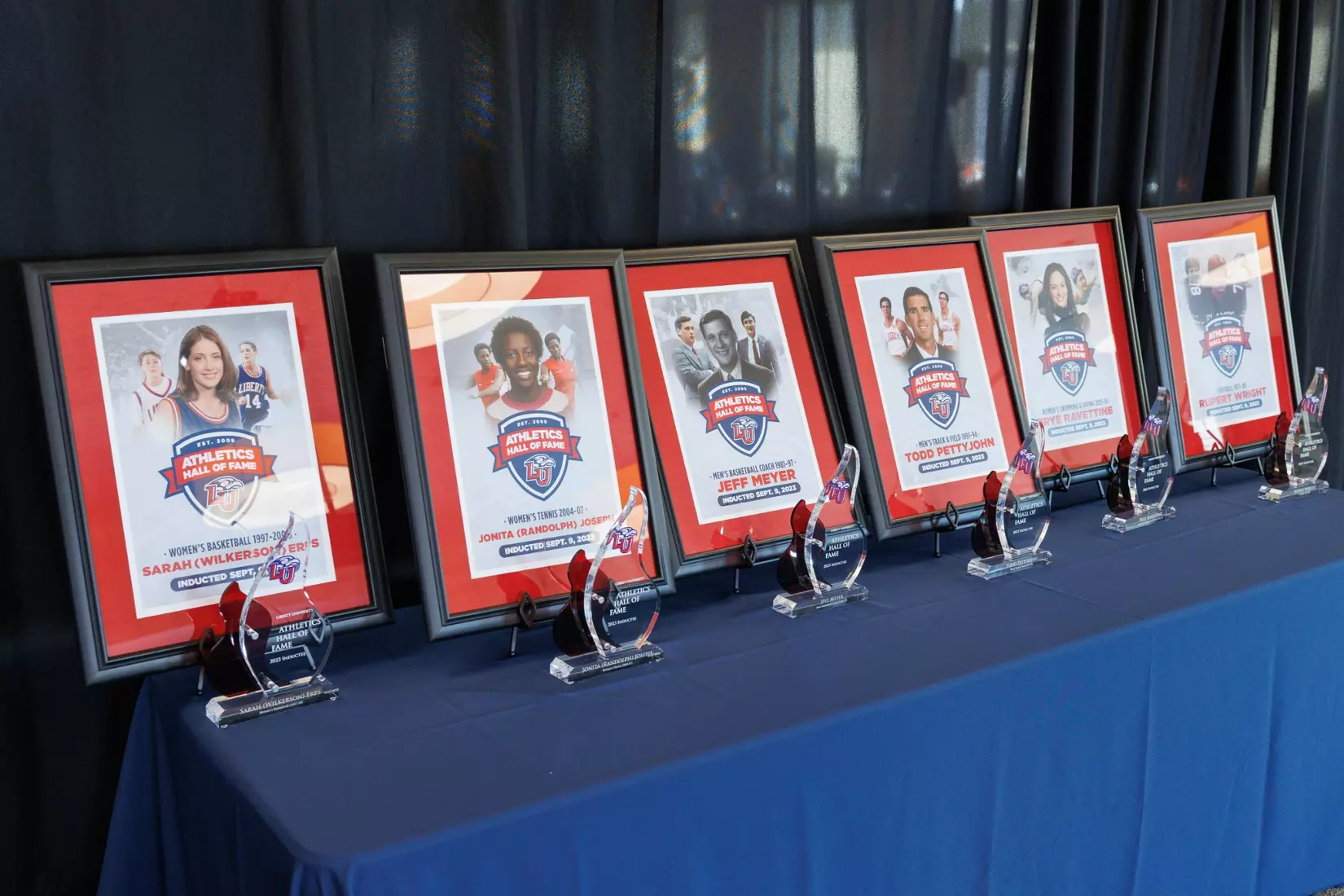 The 2023 Athletics Hall of Fame Banquet is photographed in the Alumni Ballroom on September 8th, 2023. (Photo by: Matt Reynolds)