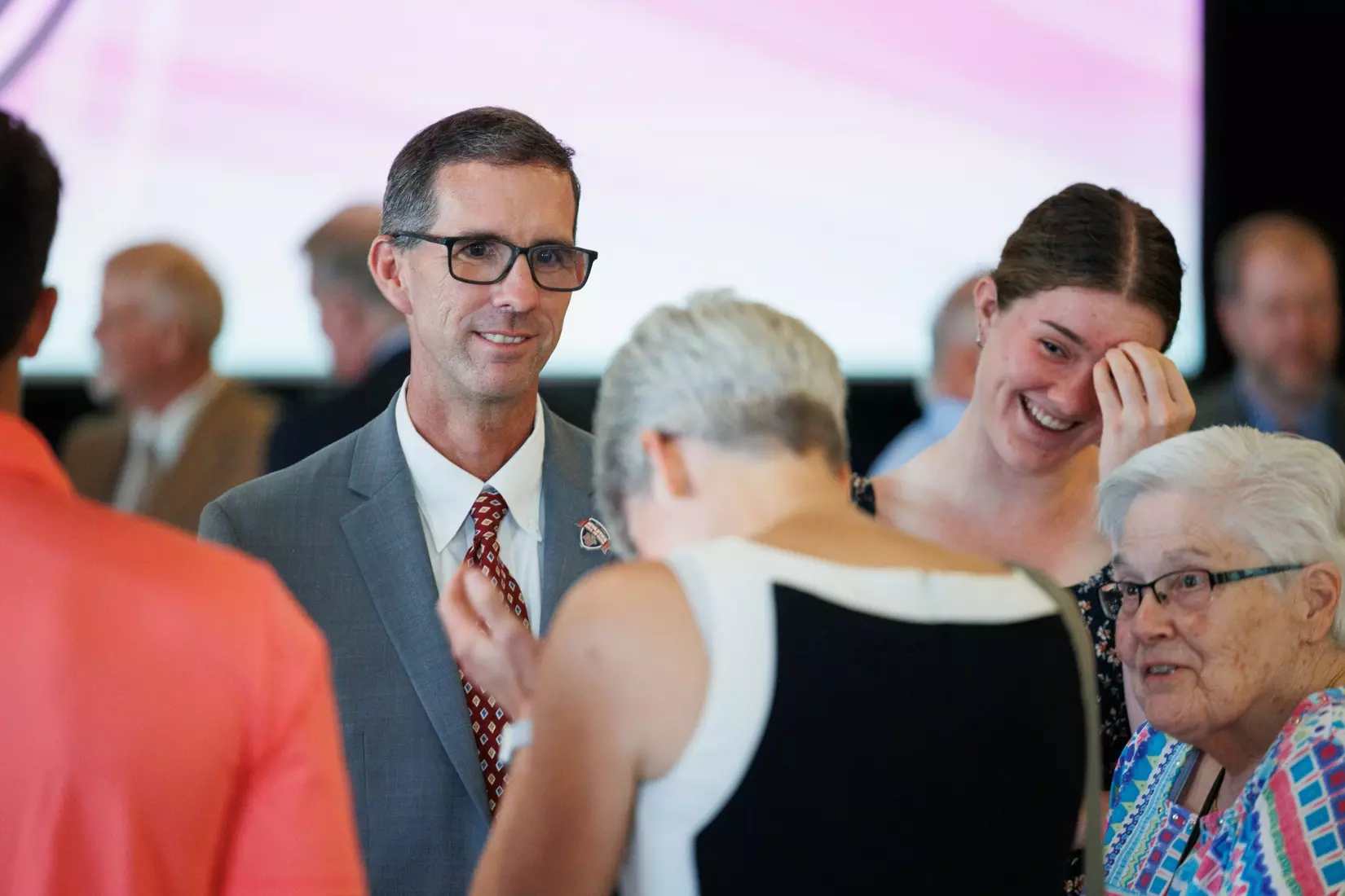 The 2023 Athletics Hall of Fame Banquet is photographed in the Alumni Ballroom on September 8th, 2023. (Photo by: Matt Reynolds)