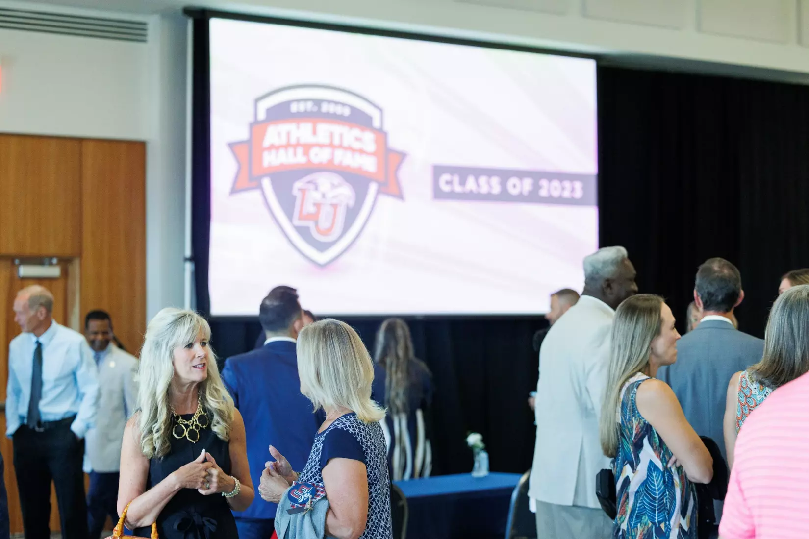 The 2023 Athletics Hall of Fame Banquet is photographed in the Alumni Ballroom on September 8th, 2023. (Photo by: Matt Reynolds)