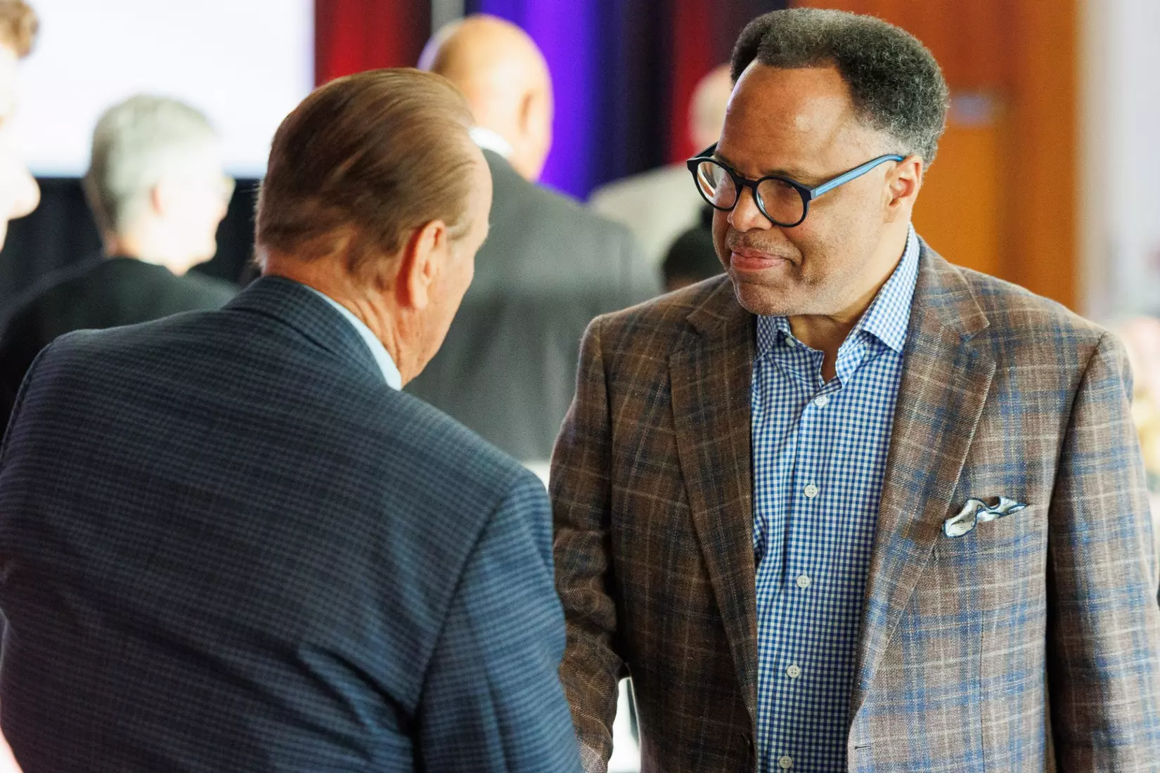 The 2023 Athletics Hall of Fame Banquet is photographed in the Alumni Ballroom on September 8th, 2023. (Photo by: Matt Reynolds)