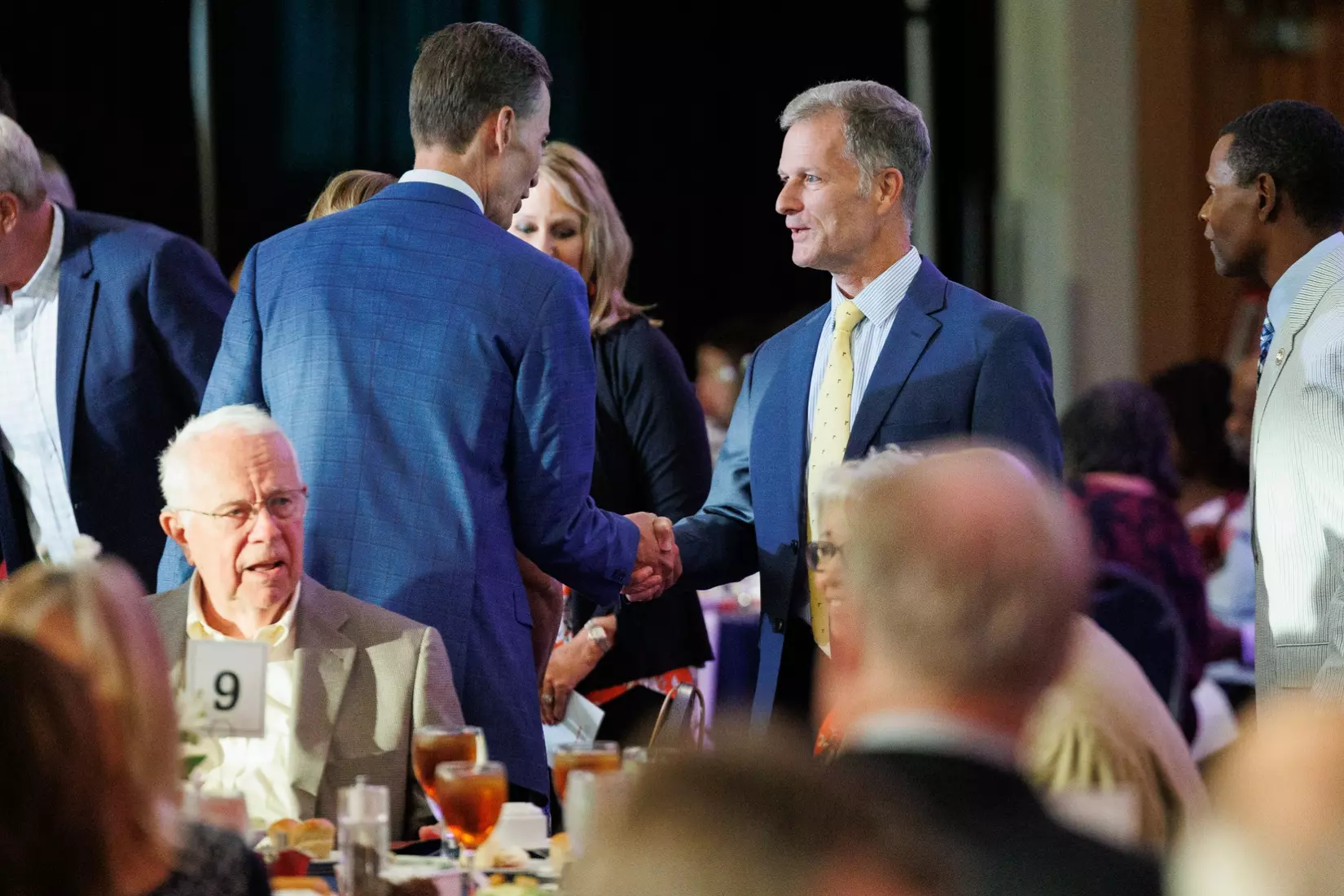 The 2023 Athletics Hall of Fame Banquet is photographed in the Alumni Ballroom on September 8th, 2023. (Photo by: Matt Reynolds)