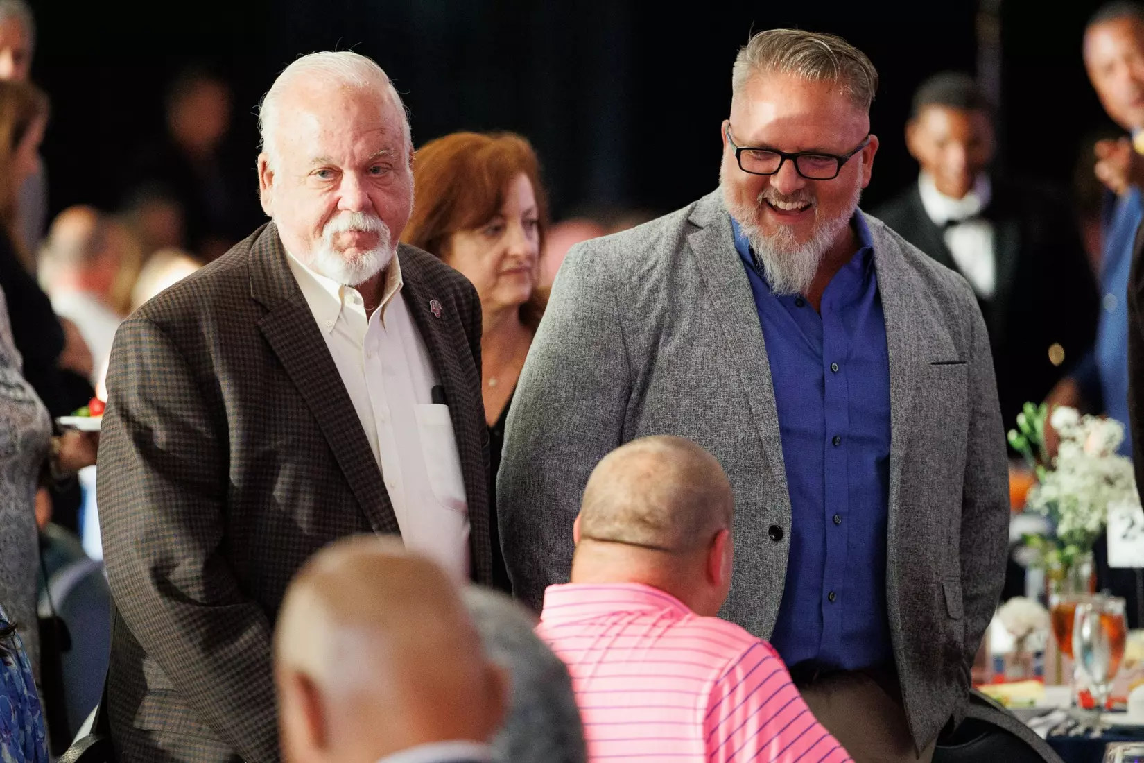 The 2023 Athletics Hall of Fame Banquet is photographed in the Alumni Ballroom on September 8th, 2023. (Photo by: Matt Reynolds)