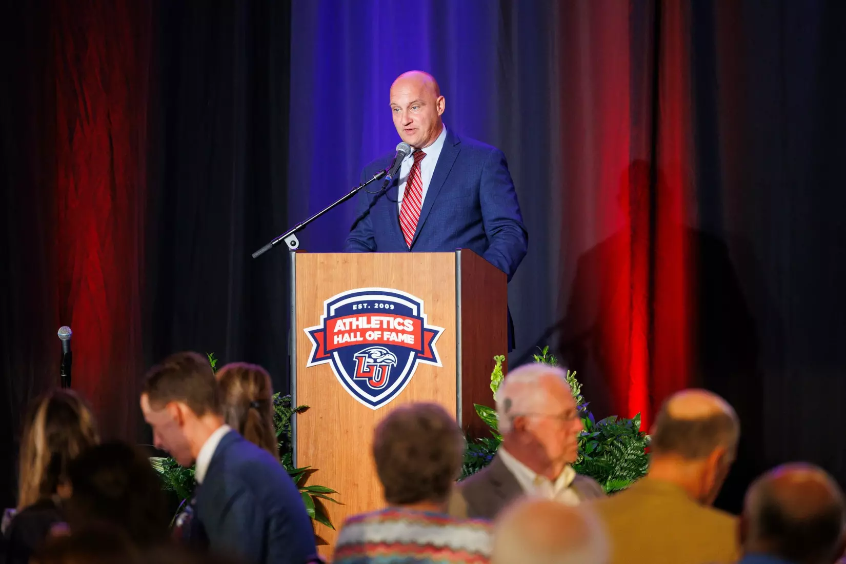 The 2023 Athletics Hall of Fame Banquet is photographed in the Alumni Ballroom on September 8th, 2023. (Photo by: Matt Reynolds)