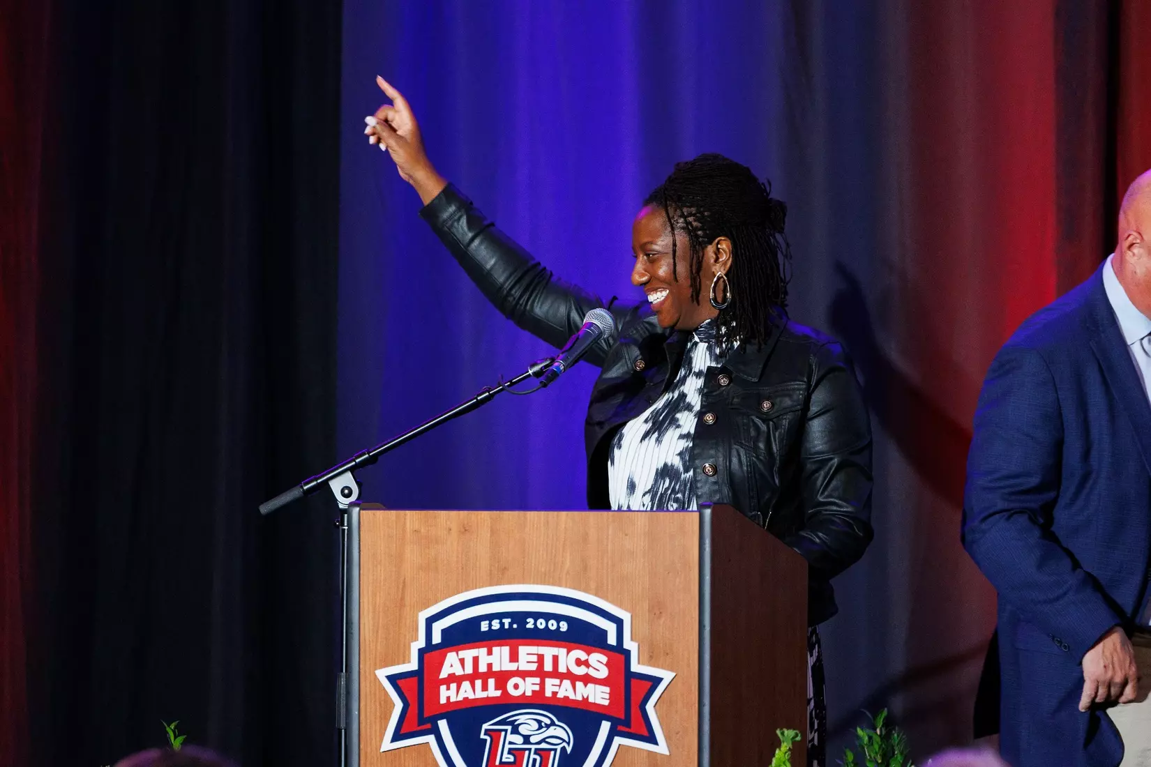The 2023 Athletics Hall of Fame Banquet is photographed in the Alumni Ballroom on September 8th, 2023. (Photo by: Matt Reynolds)