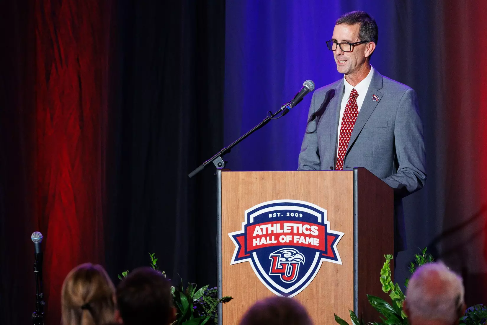 The 2023 Athletics Hall of Fame Banquet is photographed in the Alumni Ballroom on September 8th, 2023. (Photo by: Matt Reynolds)